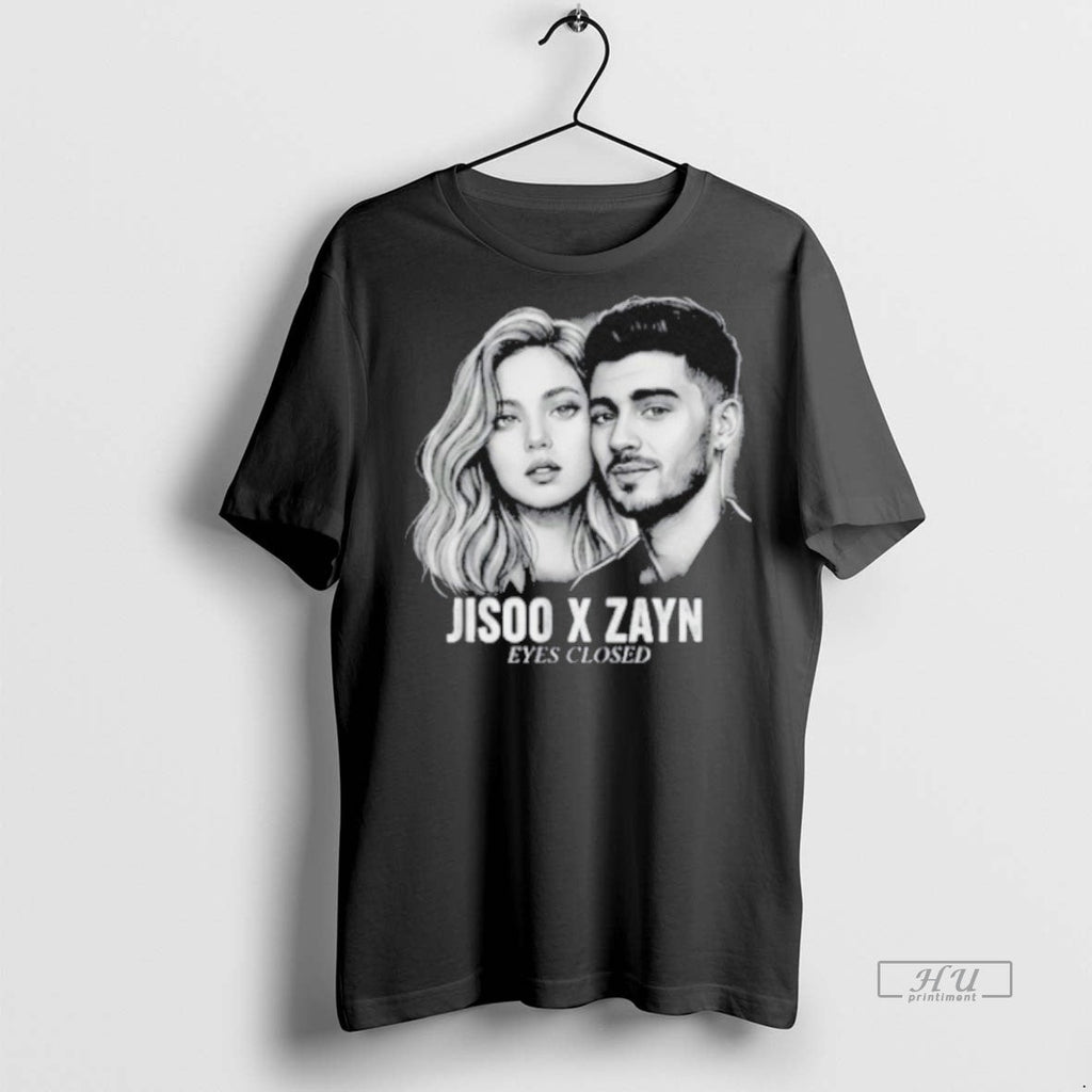 Viral Design Jisoo Zayn Eyes Closed 2025 Sweater - Adult & Kids T-Shirts, Sweatshirts & Hoodies apparel design preview 1