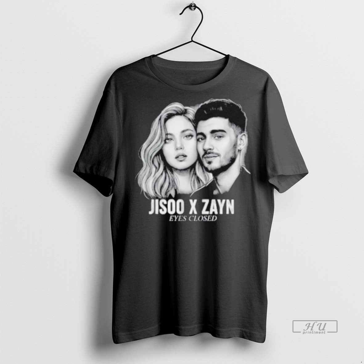 Viral Design Jisoo Zayn Eyes Closed 2025 Sweater - Adult & Kids T-Shirts, Sweatshirts & Hoodies apparel design preview 1