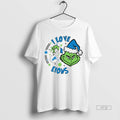 Viral Detroit Lions X Santa Grinch I Love Christmas - Adult & Kids T-Shirts, Sweatshirts & Hoodies apparel design preview 1