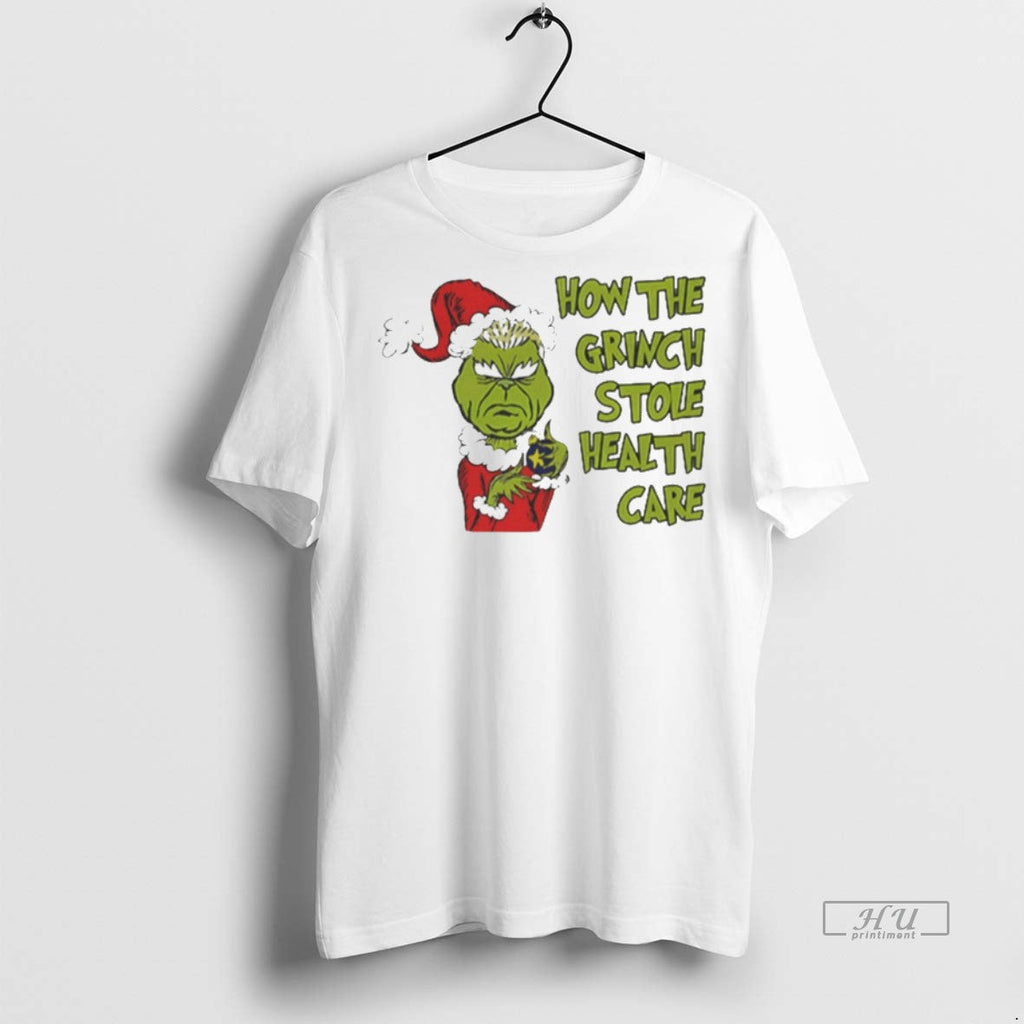 Viral Doug Ford The Grinch Stole Healthcare Christmas - Adult & Kids T-Shirts, Sweatshirts & Hoodies apparel design preview 1