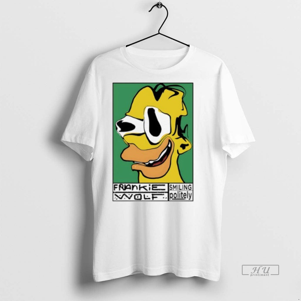 Viral Frankie Wolf Smiling Politely Sweater - Adult & Kids T-Shirts, Sweatshirts & Hoodies apparel design preview 1