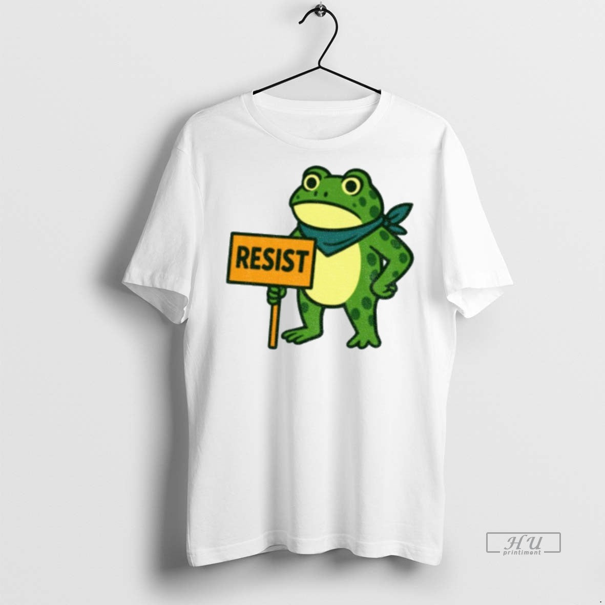 Viral Frog Resist Portland Protest Activist Political - Adult & Kids T-Shirts, Sweatshirts & Hoodies apparel design preview 1