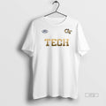 Viral Georgia Tech Yellow Jackets Golden Logo Double - Adult & Kids T-Shirts, Sweatshirts & Hoodies apparel design preview 1