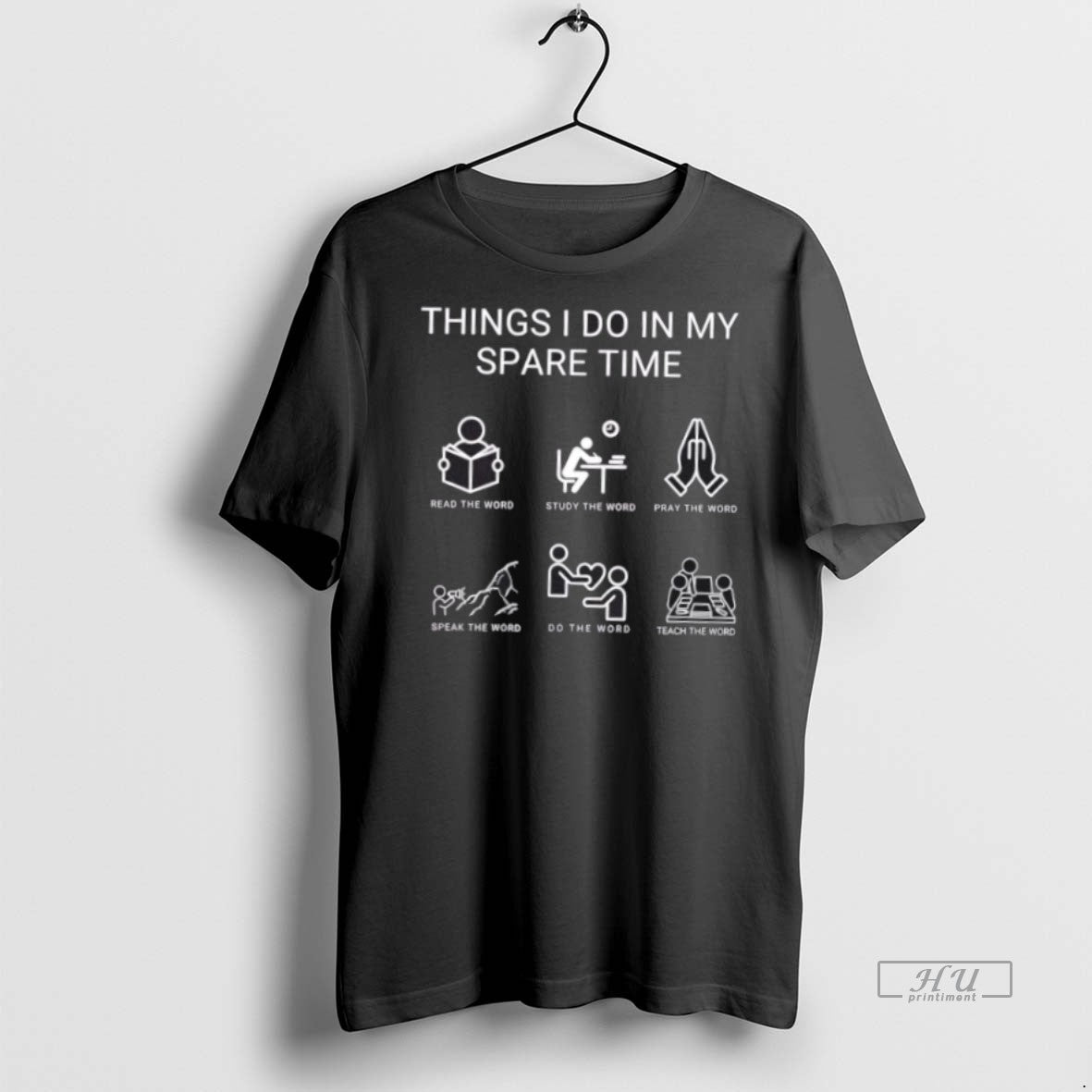 Viral Gods Word Things I Do In My Spare Time Sweater - Adult & Kids T-Shirts, Sweatshirts & Hoodies apparel design preview 1