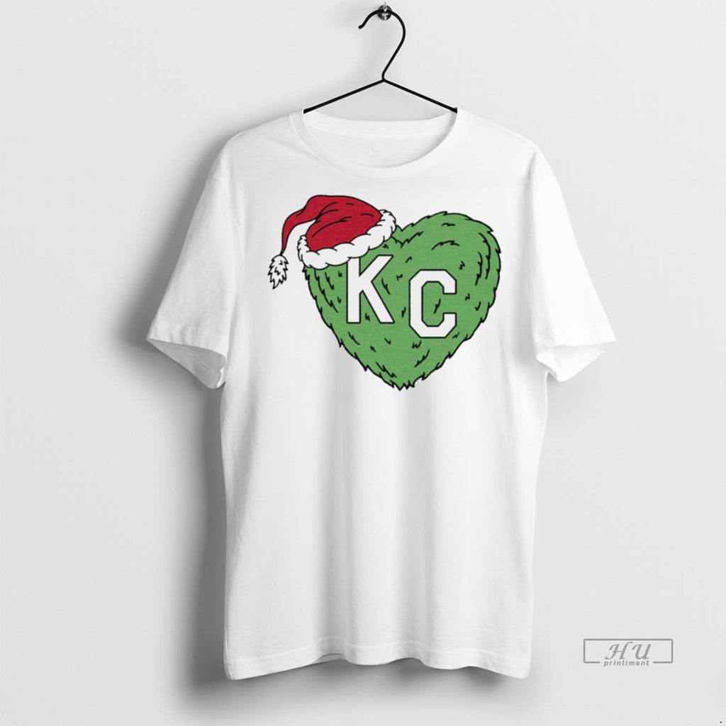 Viral Grinch Kc Heart Christmas White Sweater - Adult & Kids T-Shirts, Sweatshirts & Hoodies apparel design preview 1