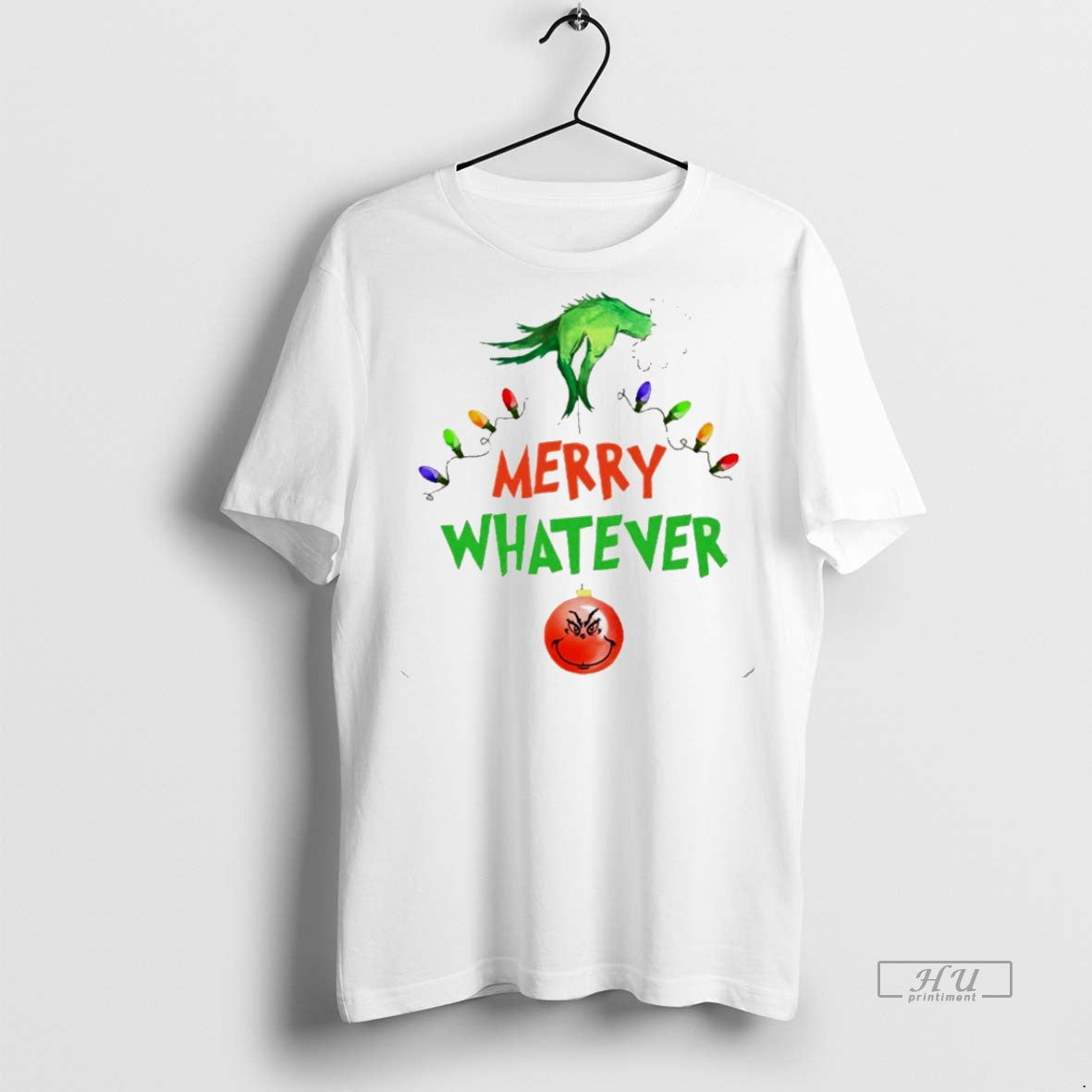 Viral Grinch Green Monster Merry What Christmas White - Adult & Kids T-Shirts, Sweatshirts & Hoodies apparel design preview 1