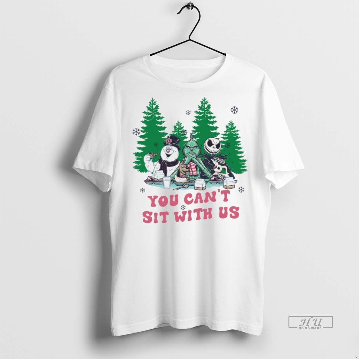 Viral Jack Frost The Grinch Skellington You Cant Sit - Adult & Kids T-Shirts, Sweatshirts & Hoodies apparel design preview 1