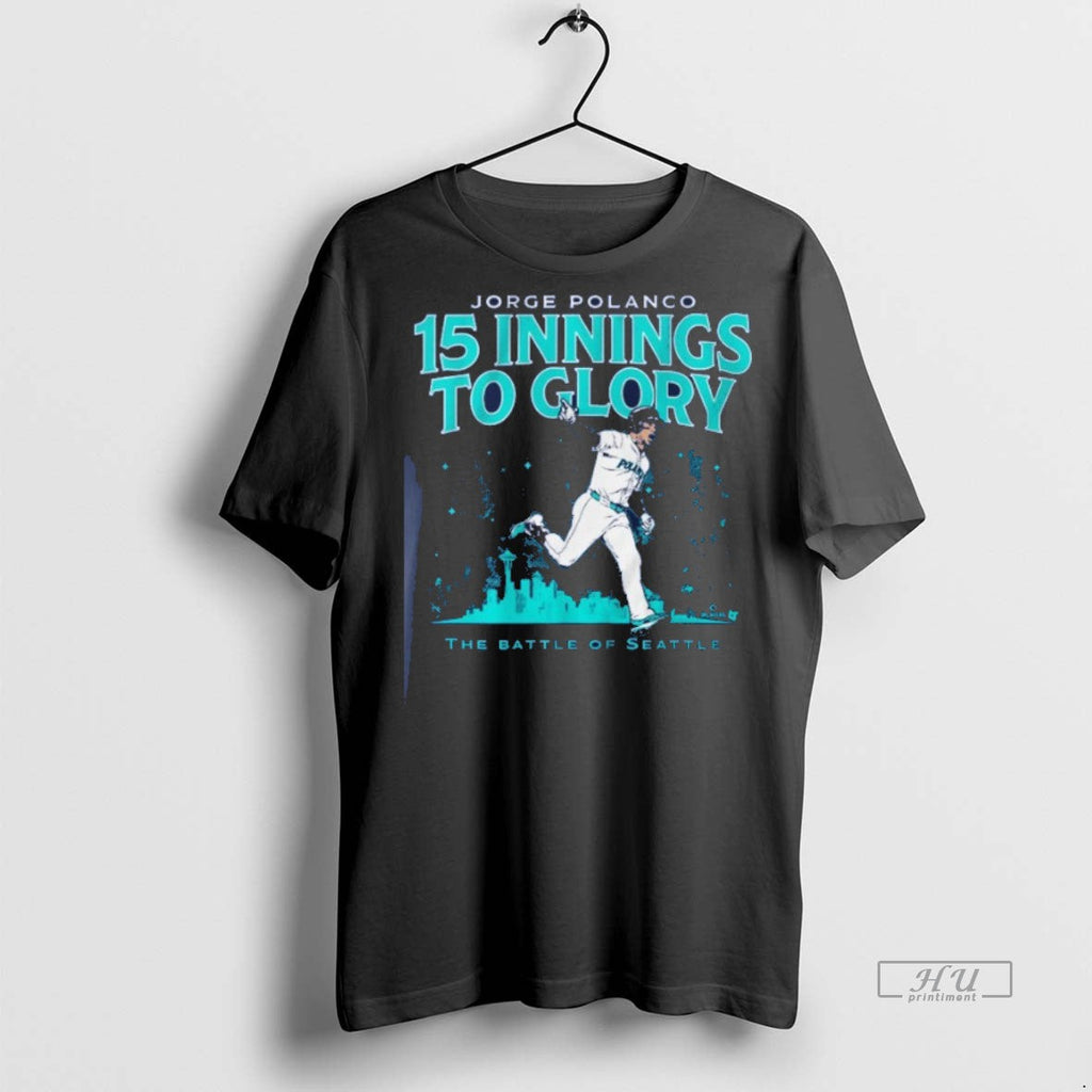 Viral Jorge Polanco 15 Innings To Glory The Battle Of - Adult & Kids T-Shirts, Sweatshirts & Hoodies apparel design preview 1