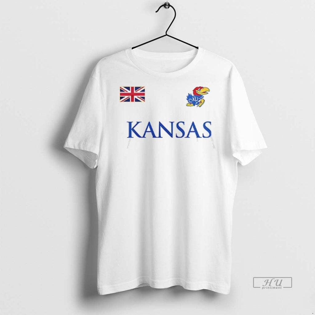 Viral Kansas Jayhawk Football London Game Uk Flag - Adult & Kids T-Shirts, Sweatshirts & Hoodies apparel design preview 1