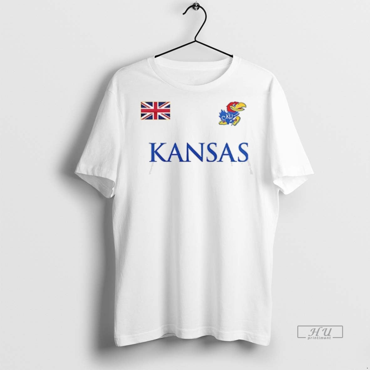 Viral Kansas Jayhawk Football London Game Uk Flag - Adult & Kids T-Shirts, Sweatshirts & Hoodies apparel design preview 1