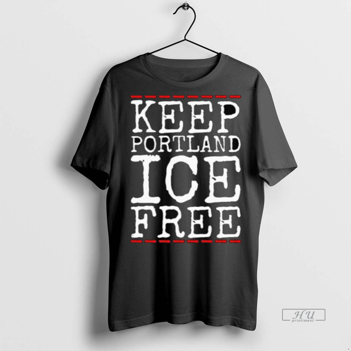 Viral Keep Portland Ice Free Abolish Anti Fascist - Adult & Kids T-Shirts, Sweatshirts & Hoodies apparel design preview 1