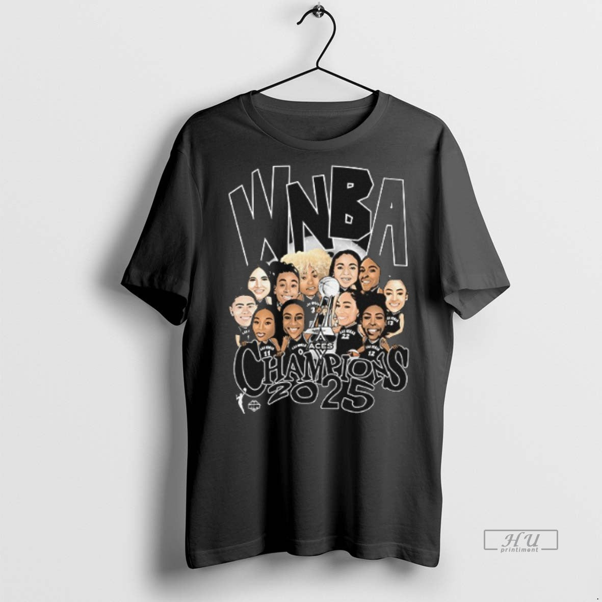 Viral Las Vegas Aces 2025 Wnba Champs Roster 2 Sided - Adult & Kids T-Shirts, Sweatshirts & Hoodies apparel design preview 1