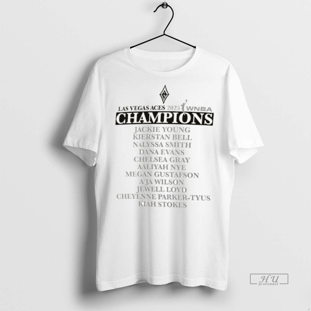 Viral Las Vegas Aces 2025 Wnba Finals Champions Team - Adult & Kids T-Shirts, Sweatshirts & Hoodies apparel design preview 1