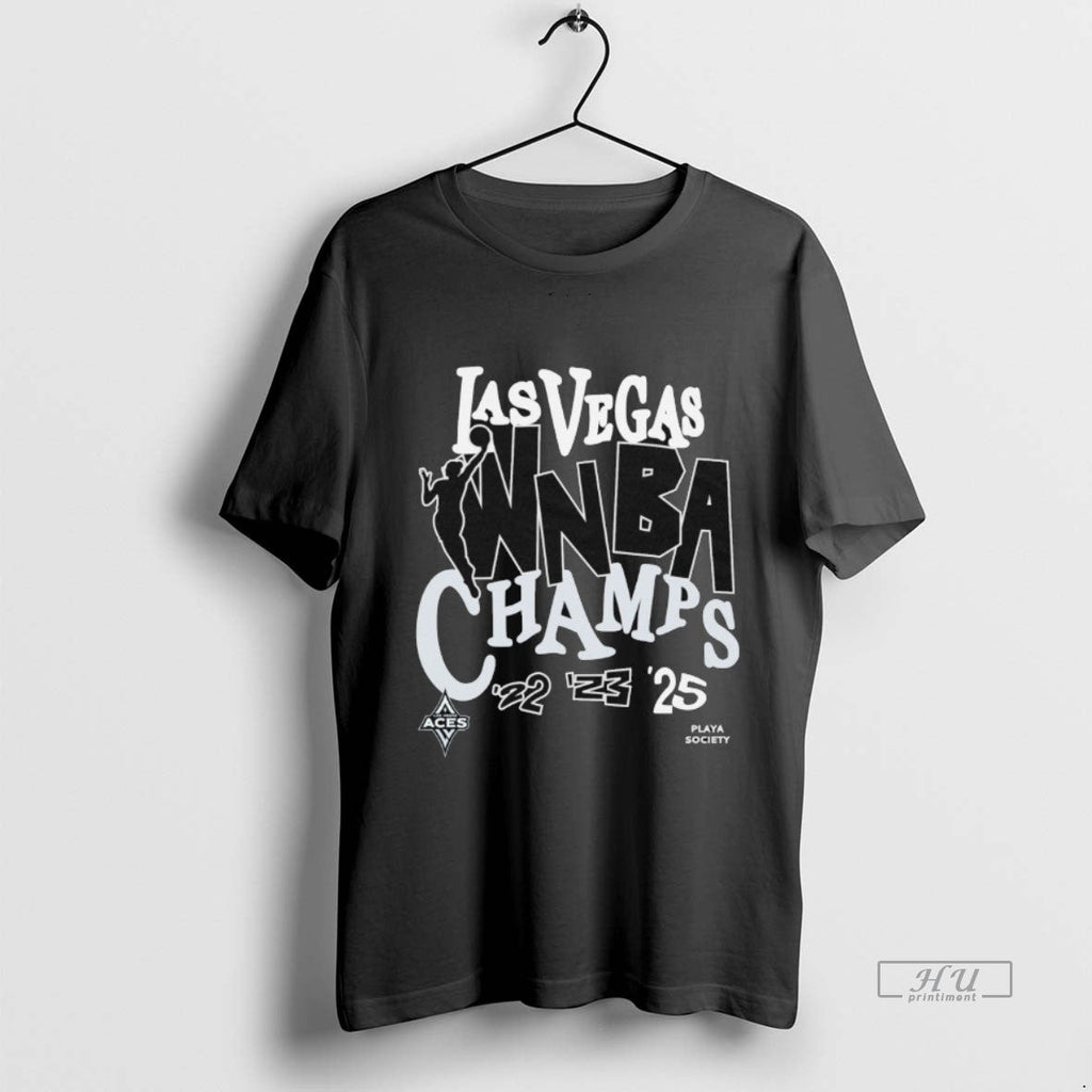 Viral Las Vegas Aces Playa Society 2025 Wnba Finals - Adult & Kids T-Shirts, Sweatshirts & Hoodies apparel design preview 1