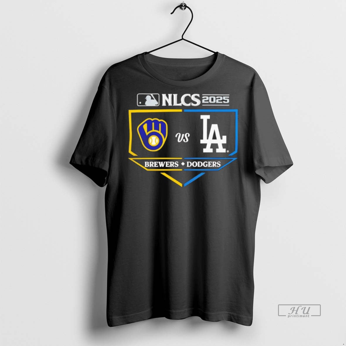 Viral Los Angeles Dodgers Vs Milwaukee Brewers 2025 - Adult & Kids T-Shirts, Sweatshirts & Hoodies apparel design preview 1