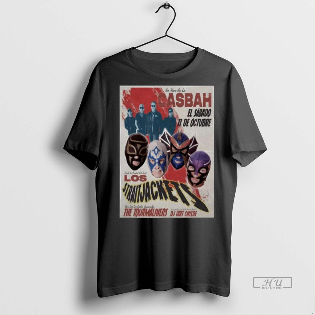 Viral Los Straitjackets With The Tourmaliners October - Adult & Kids T-Shirts, Sweatshirts & Hoodies apparel design preview 1
