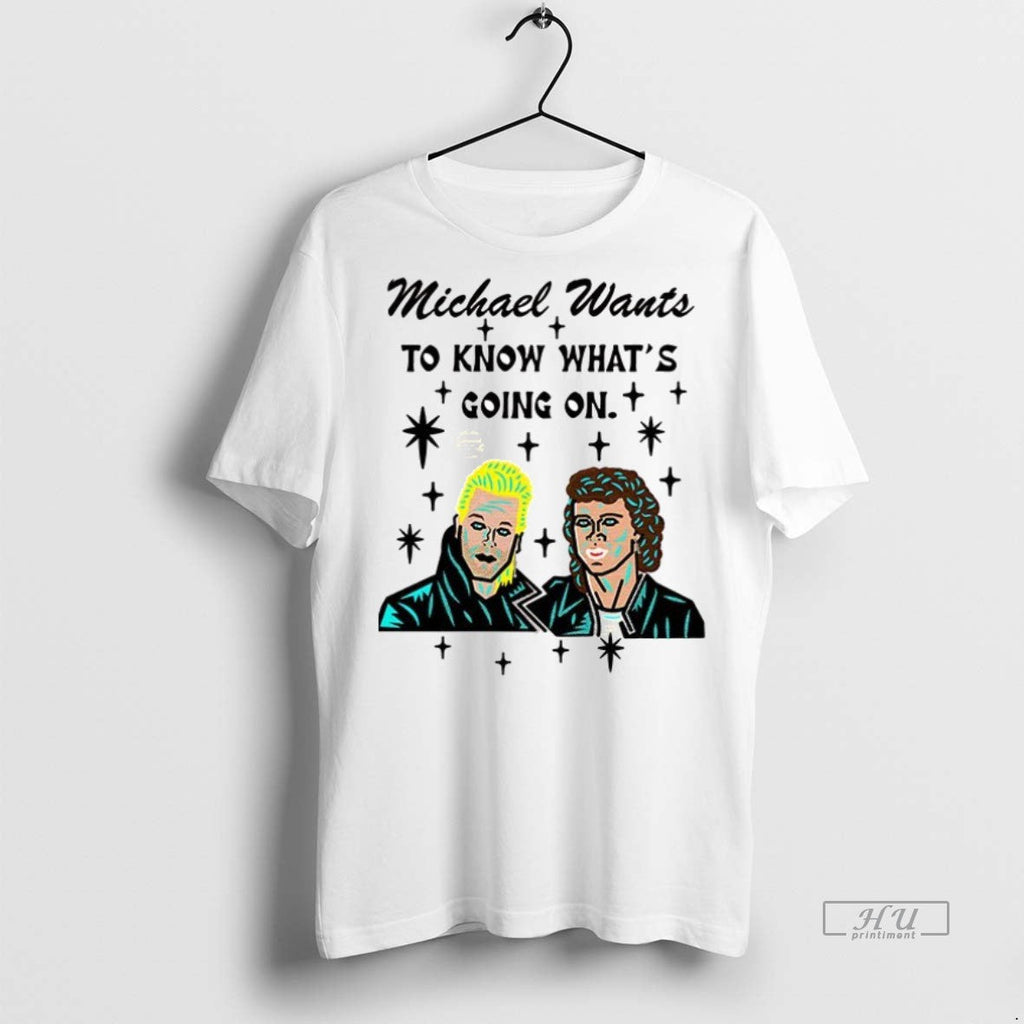 Viral Michael Wants To Know Whats Going On Ceramic - Adult & Kids T-Shirts, Sweatshirts & Hoodies apparel design preview 1
