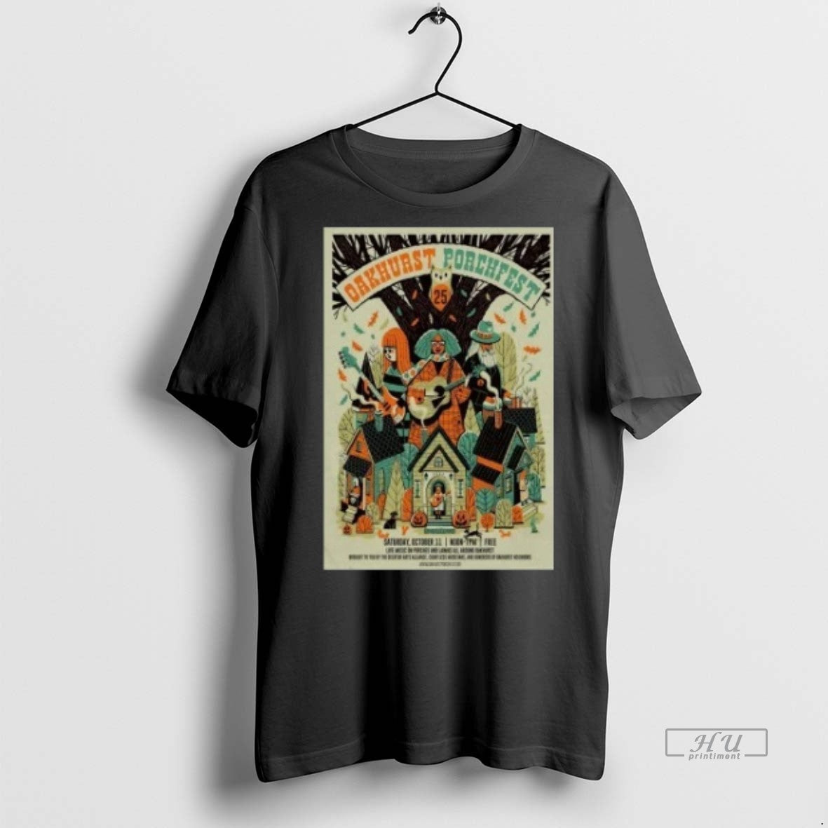 Viral Oakhurst Porchfest October 11 2025 In Decatur - Adult & Kids T-Shirts, Sweatshirts & Hoodies apparel design preview 1