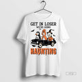 Viral Opossum Get In Loser Were Going Haunting Retro - Adult & Kids T-Shirts, Sweatshirts & Hoodies apparel design preview 1