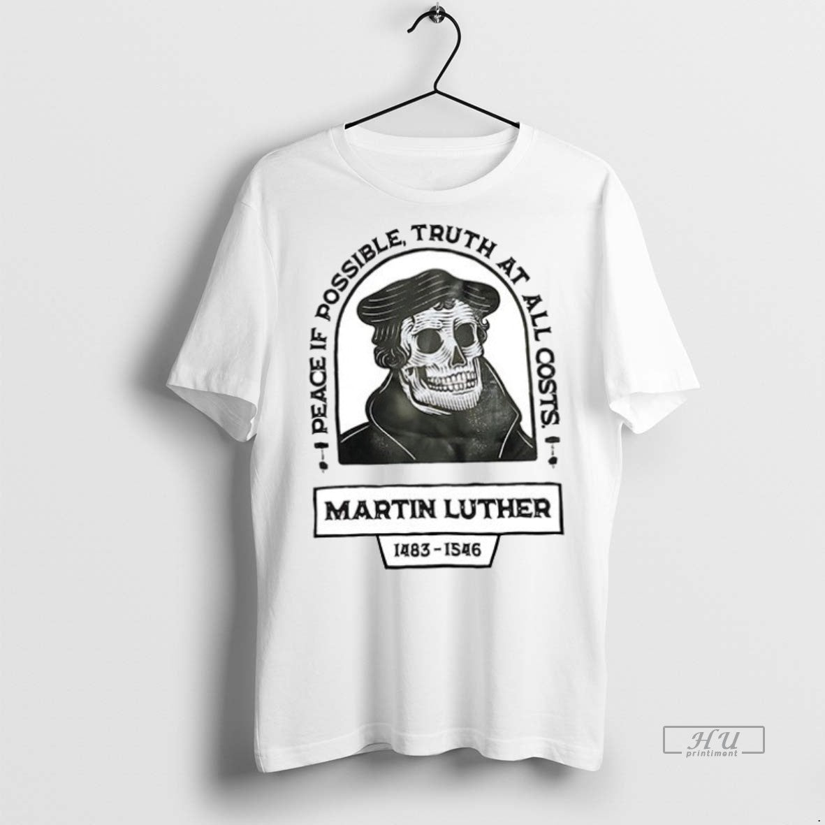 Viral Peace If Possible Truth At All Costs Martin - Adult & Kids T-Shirts, Sweatshirts & Hoodies apparel design preview 1