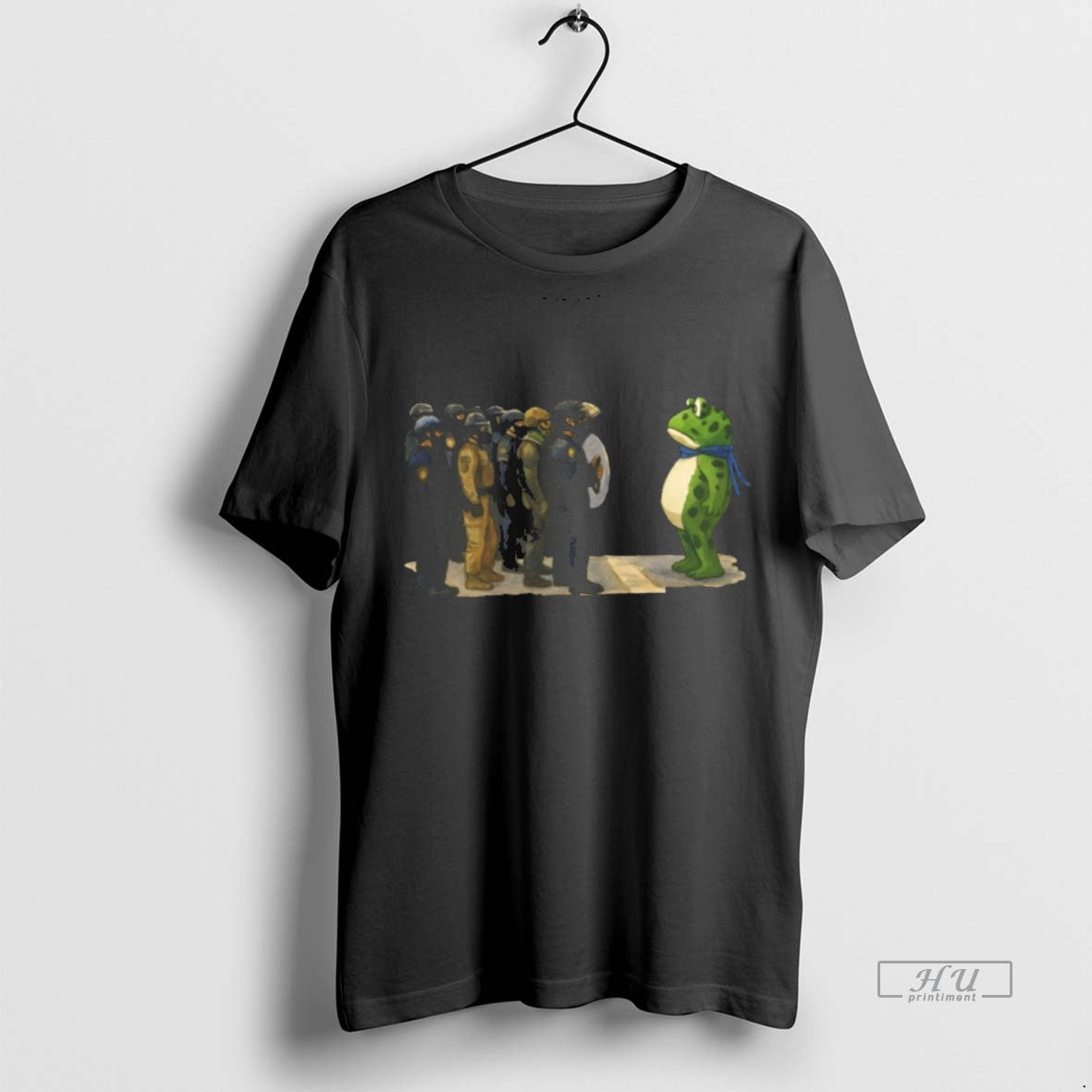 Viral Portland Freedom Frog Anti Ice Trump Pro - Adult & Kids T-Shirts, Sweatshirts & Hoodies apparel design preview 1