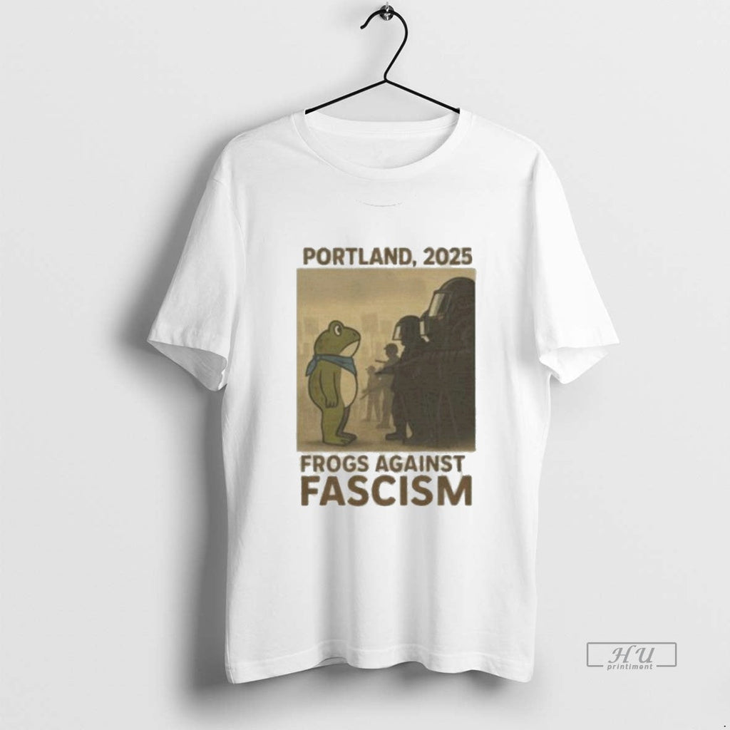 Viral Portland Frog 2025 Protest Against Ice Sweater - Adult & Kids T-Shirts, Sweatshirts & Hoodies apparel design preview 1