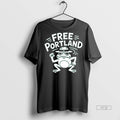 Viral Portland Frog Free Long Sleve Sweater - Adult & Kids T-Shirts, Sweatshirts & Hoodies apparel design preview 1