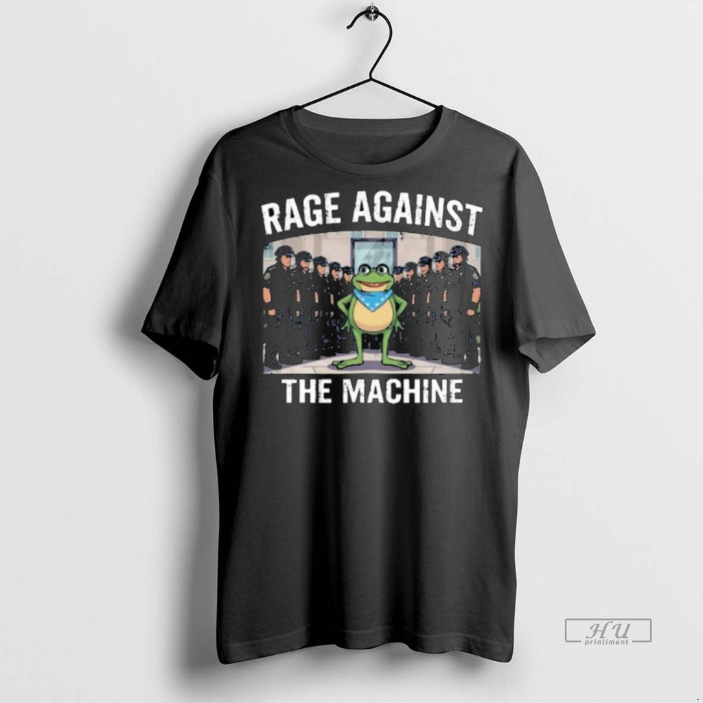 Viral Portland Frog Protest Anti Ice Fascism Trump - Adult & Kids T-Shirts, Sweatshirts & Hoodies apparel design preview 1