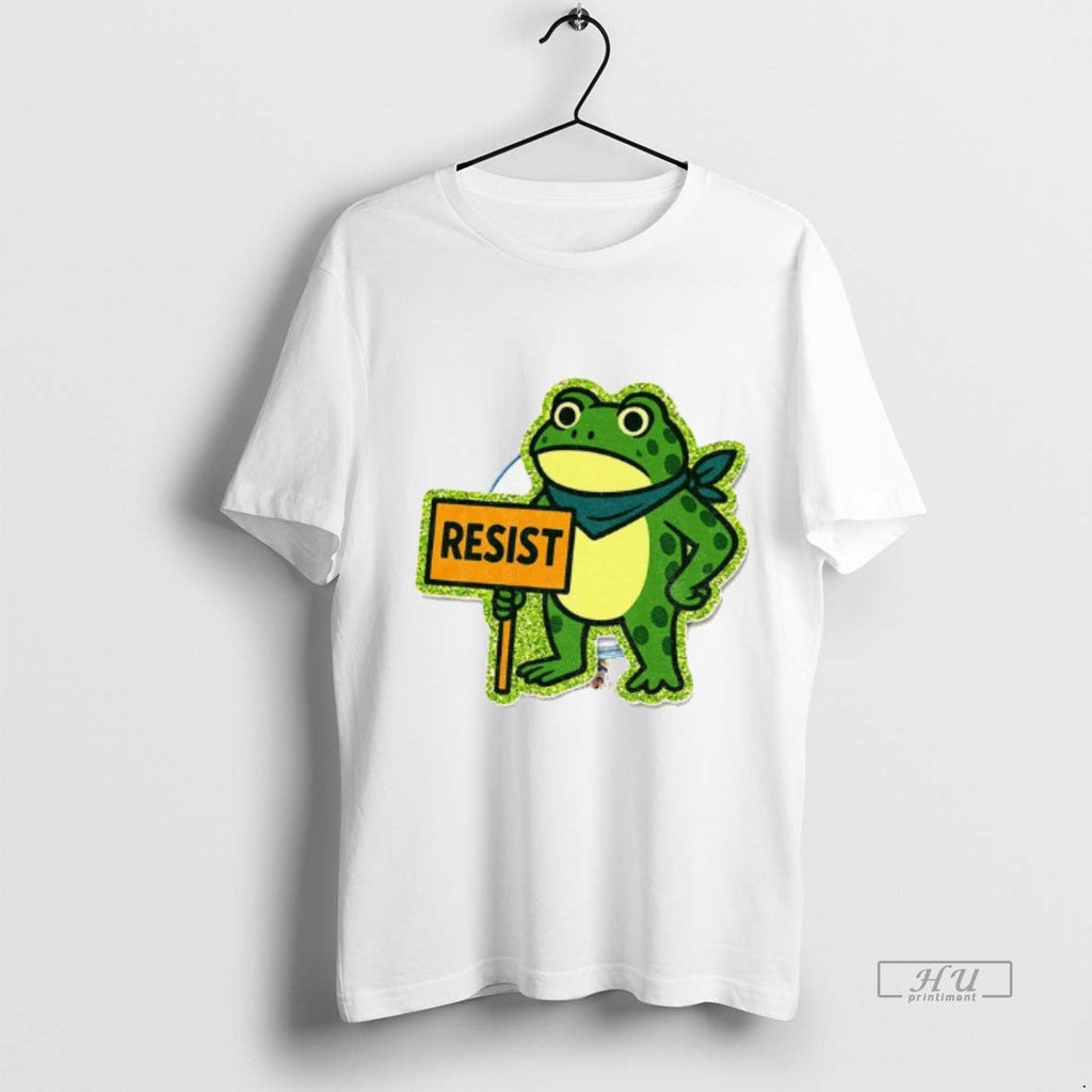 Viral Portland Frog Protest Anti Ice Resist Freedom - Adult & Kids T-Shirts, Sweatshirts & Hoodies apparel design preview 1