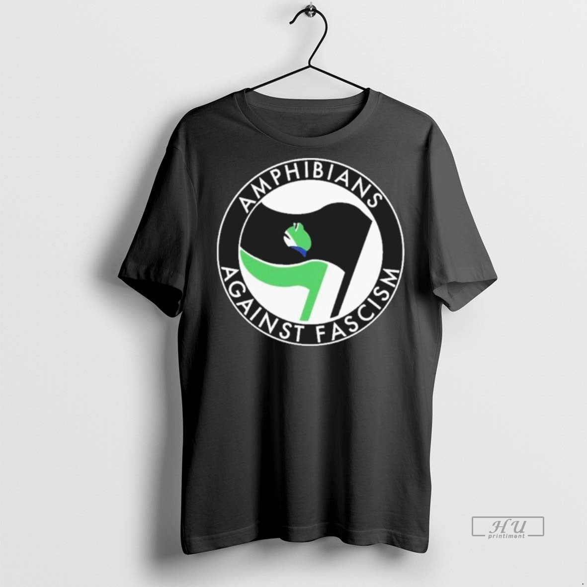 Viral Portland Frogs Amphibians Against Fascism - Adult & Kids T-Shirts, Sweatshirts & Hoodies apparel design preview 1