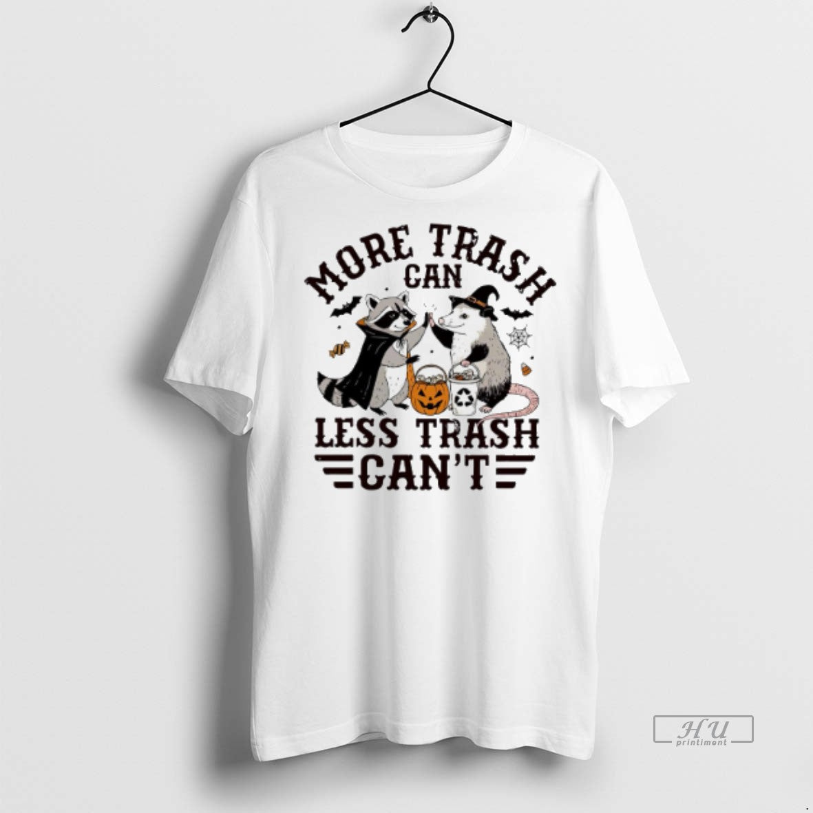Viral Raccoon And Opossum More Trash Can Less Cant - Adult & Kids T-Shirts, Sweatshirts & Hoodies apparel design preview 1