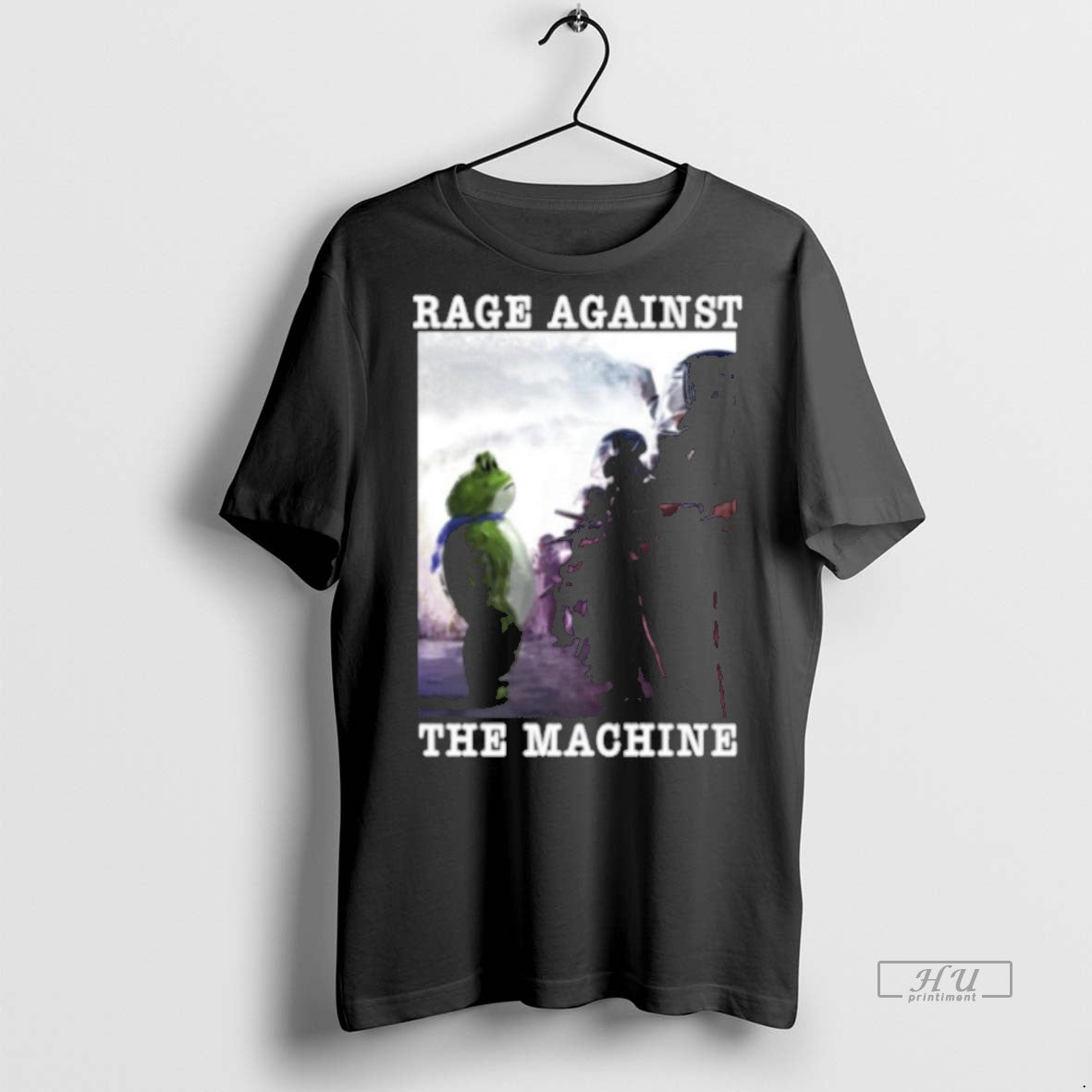 Viral Rage Against The Machine Portland Frog Protest - Adult & Kids T-Shirts, Sweatshirts & Hoodies apparel design preview 1