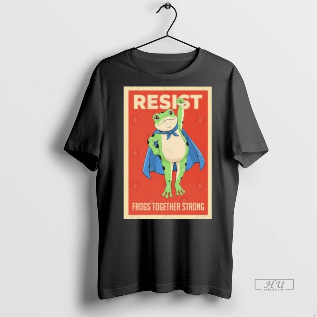 Viral Resist Portland Frog Together Strong Hope - Adult & Kids T-Shirts, Sweatshirts & Hoodies apparel design preview 1