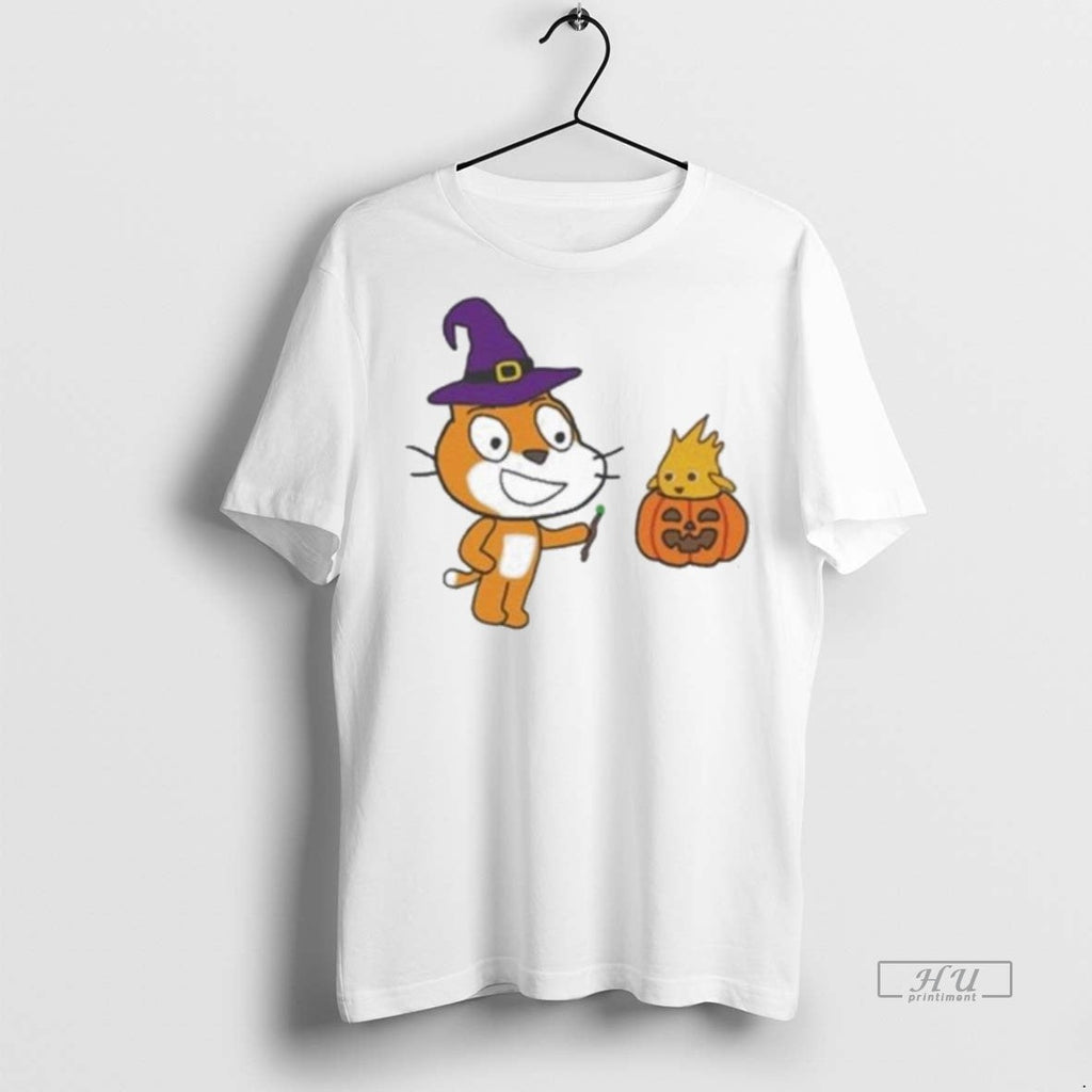 Viral Scratch Cat Halloween Sweater - Adult & Kids T-Shirts, Sweatshirts & Hoodies apparel design preview 1