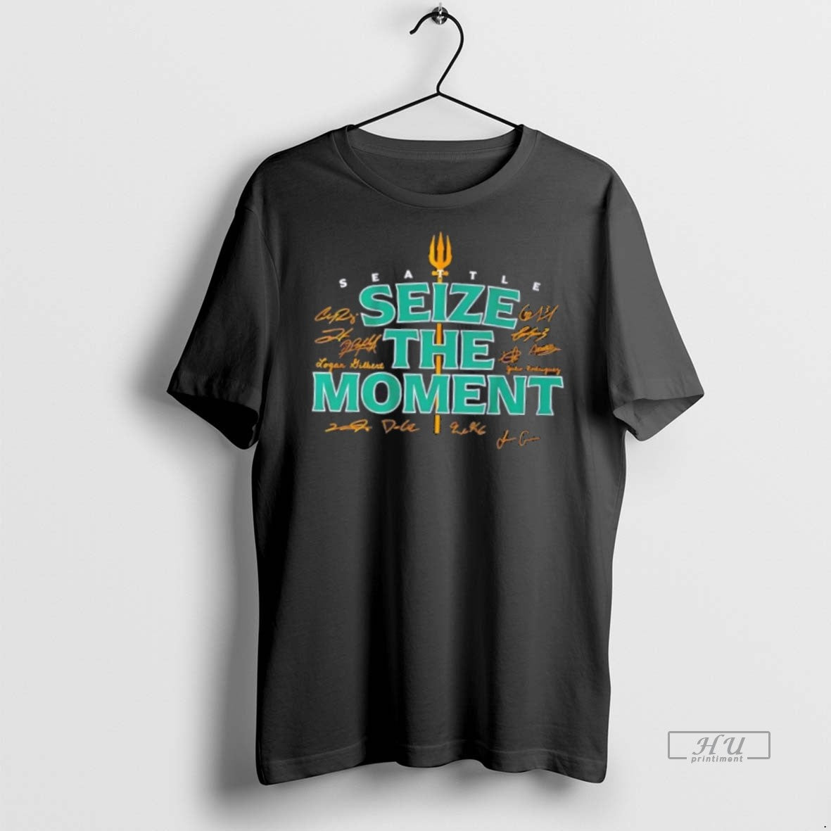 Viral Seattle Mariners Baseball Seize The Moment All - Adult & Kids T-Shirts, Sweatshirts & Hoodies apparel design preview 1
