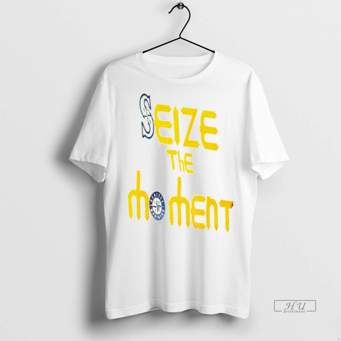 Viral Seattle Mariners Tridents Up Seize The Moment - Adult & Kids T-Shirts, Sweatshirts & Hoodies apparel design preview 1