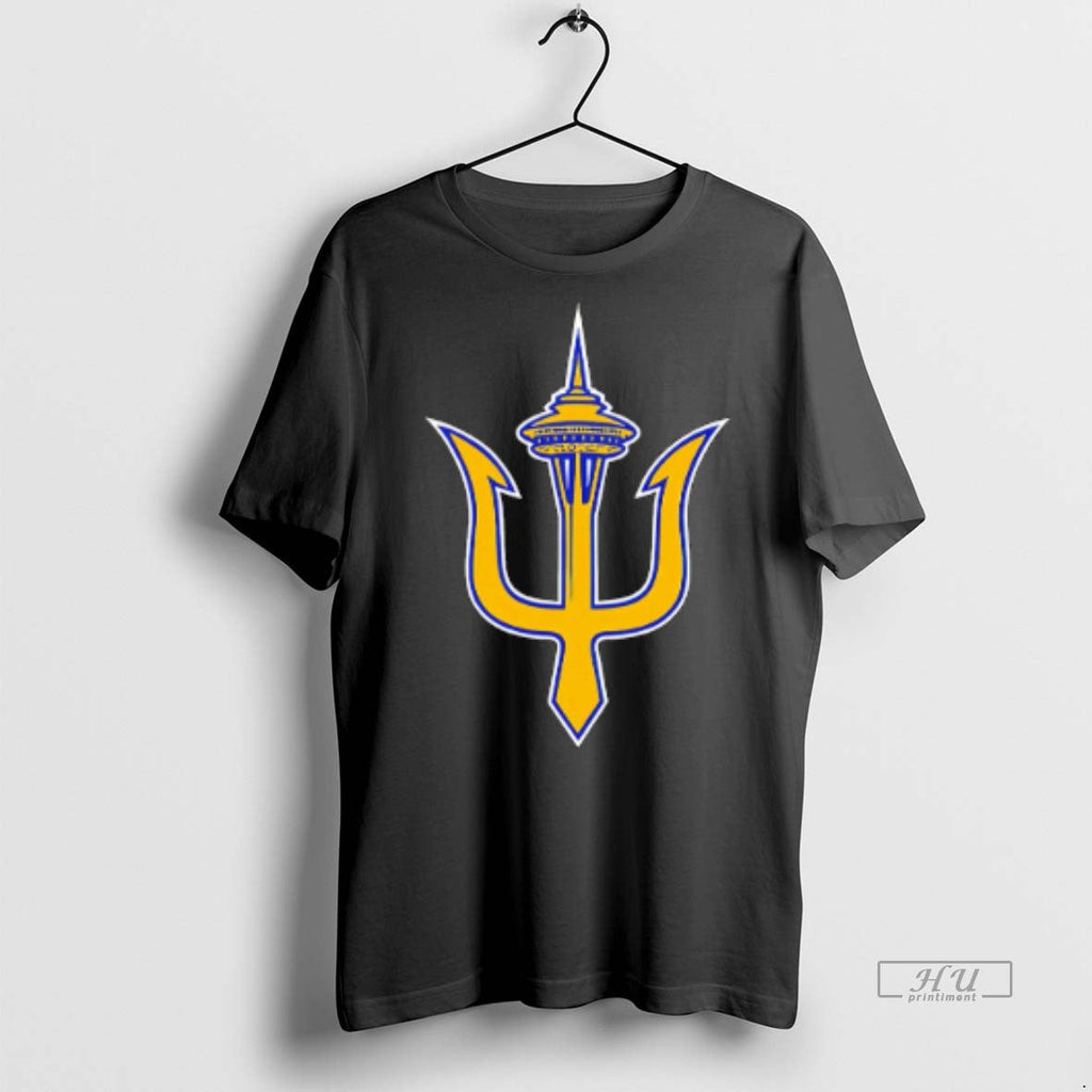 Viral Seattle Trident Space Needle Logo Sweater - Adult & Kids T-Shirts, Sweatshirts & Hoodies apparel design preview 1
