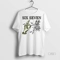 Viral Six Seven 67 Skeleton Hands Halloween Sweater - Adult & Kids T-Shirts, Sweatshirts & Hoodies apparel design preview 1
