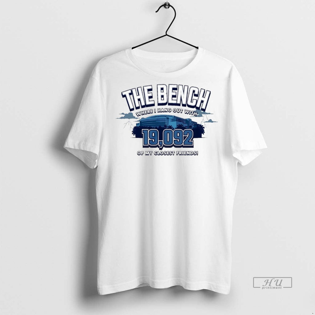 Viral Tampa Bay Lightning The Bench Where I Hang Out - Adult & Kids T-Shirts, Sweatshirts & Hoodies apparel design preview 1