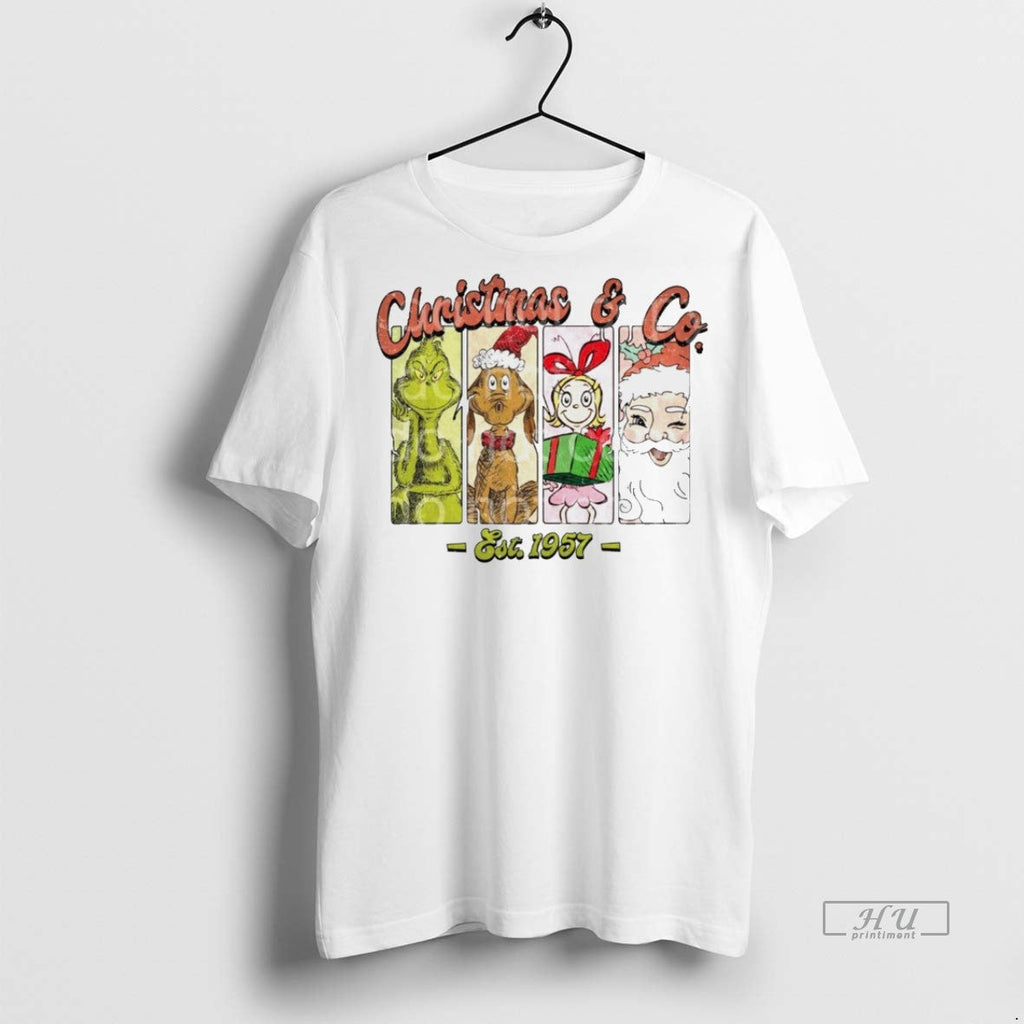 Viral The Grinch Cindy Lou Who And Santa Claus - Adult & Kids T-Shirts, Sweatshirts & Hoodies apparel design preview 1