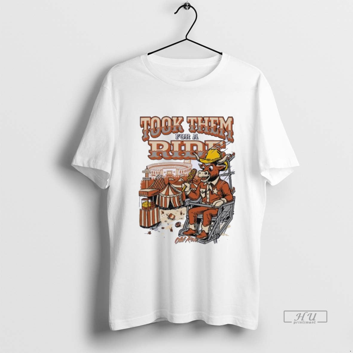 Viral Took Them For A Ride Texas Longhorns Sweater - Adult & Kids T-Shirts, Sweatshirts & Hoodies apparel design preview 1