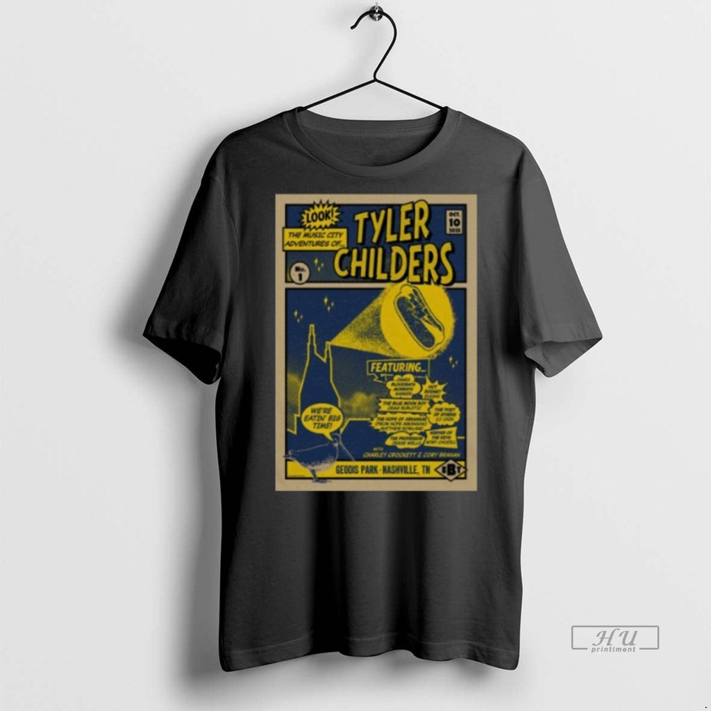 Viral Tyler Childers Geodis Park On Oct 10 2025 Show - Adult & Kids T-Shirts, Sweatshirts & Hoodies apparel design preview 1