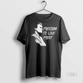 Viral Valuetainmen Charlie Kirk Freedom To Live Free - Adult & Kids T-Shirts, Sweatshirts & Hoodies apparel design preview 1