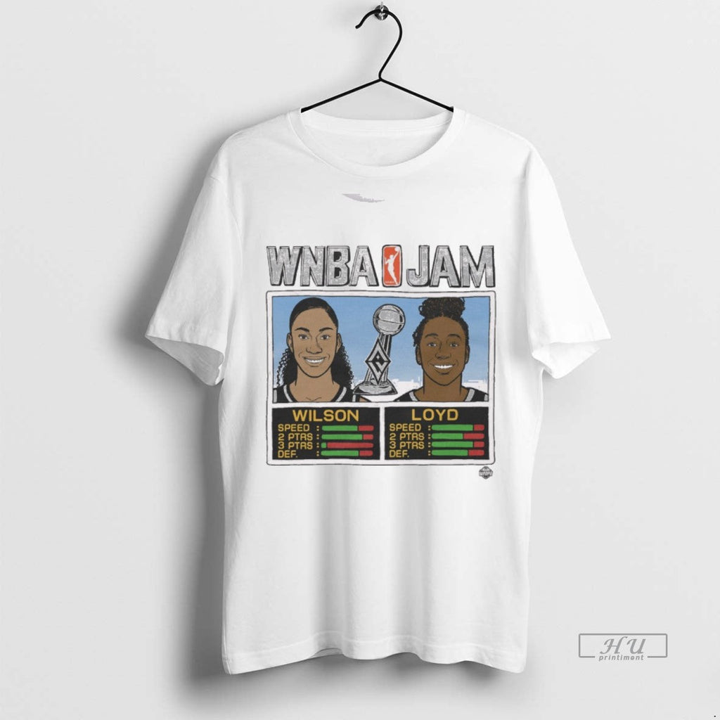 Viral Wnba Jam Las Vegas Aces Basketball 2025 Champs - Adult & Kids T-Shirts, Sweatshirts & Hoodies apparel design preview 1