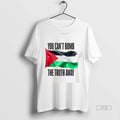 Viral You Cant Bomb The Truth Away Palestine Flag - Adult & Kids T-Shirts, Sweatshirts & Hoodies apparel design preview 1