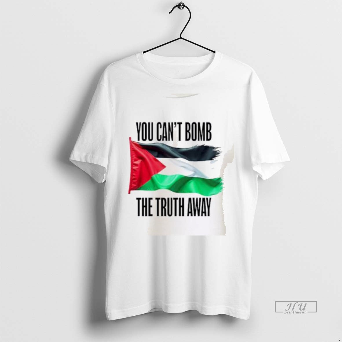 Viral You Cant Bomb The Truth Away Palestine Flag - Adult & Kids T-Shirts, Sweatshirts & Hoodies apparel design preview 1