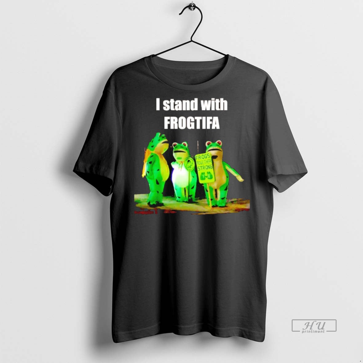 Viral I Stand With Frogtifa Portland Frog Sweater - Adult & Kids T-Shirts, Sweatshirts & Hoodies apparel design preview 1