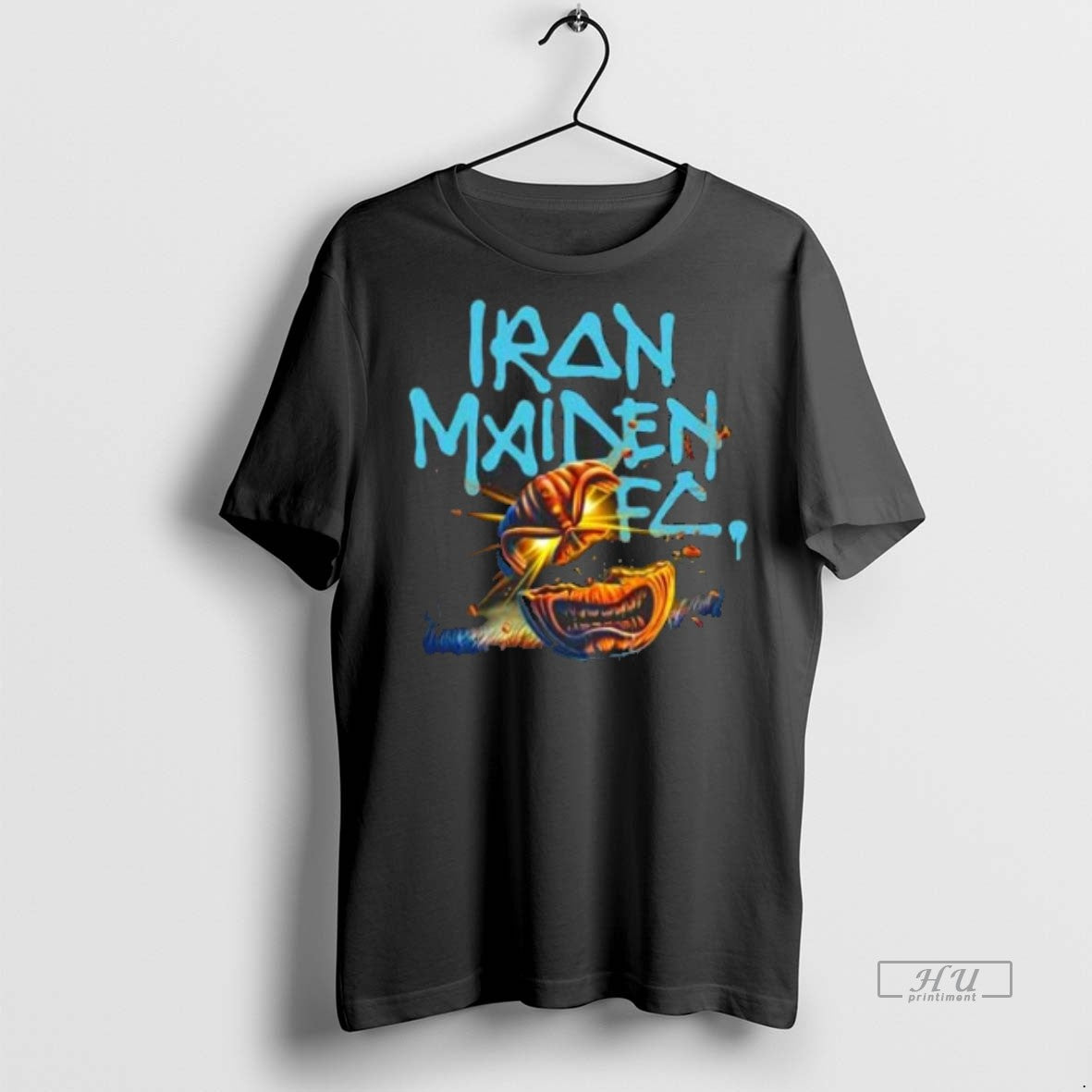 Viral Iron Maiden Eddie Pumpkin Slashers Fc Sweater - Adult & Kids T-Shirts, Sweatshirts & Hoodies apparel design preview 1