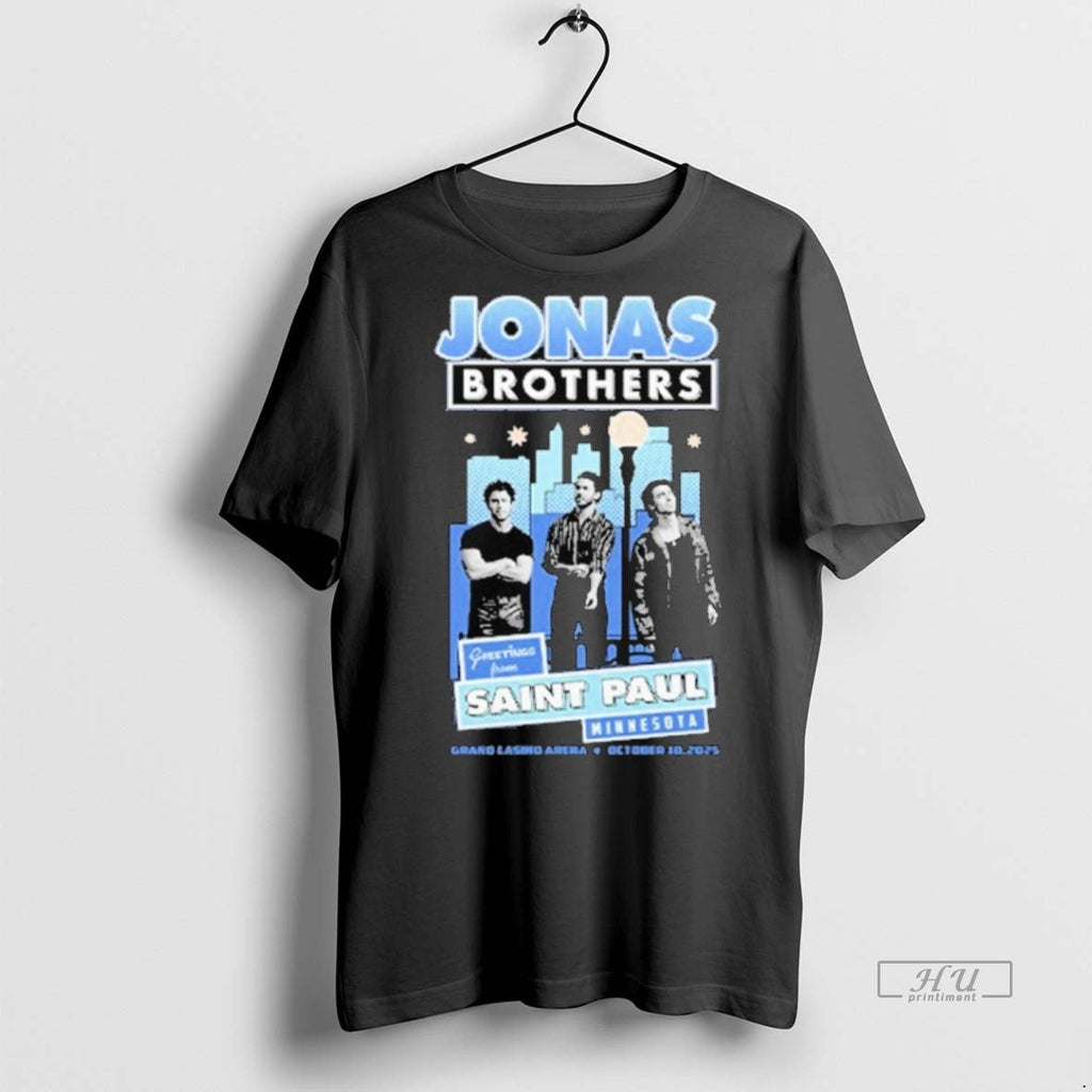 Viral Jonas Brothers Greetings From Saint Paul - Adult & Kids T-Shirts, Sweatshirts & Hoodies apparel design preview 1