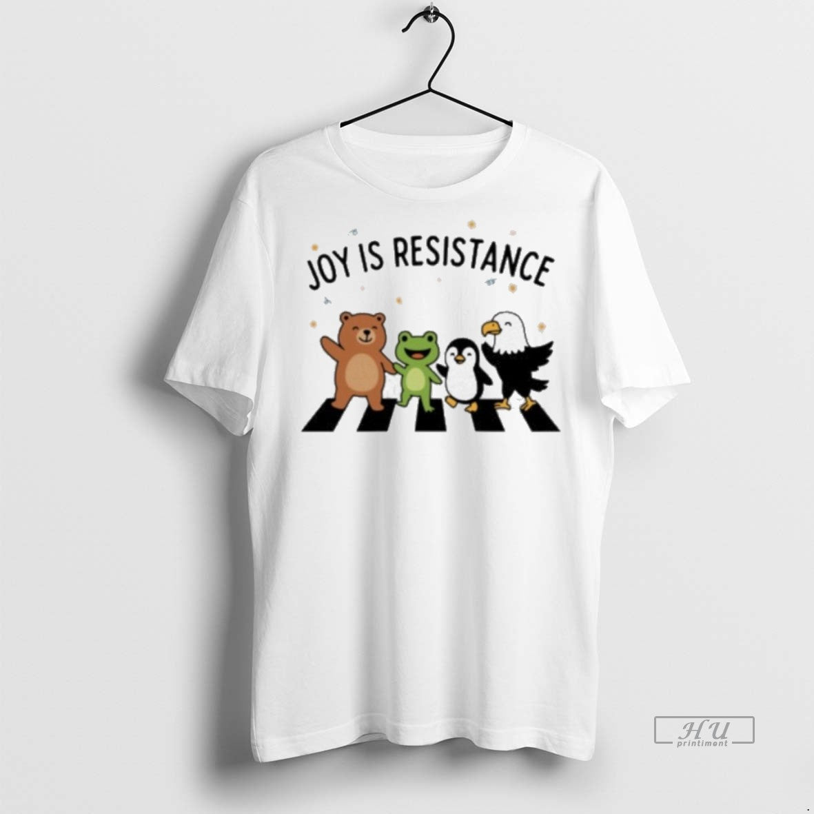 Viral Joy Is Resistance Portland Frog Protest Sweater - Adult & Kids T-Shirts, Sweatshirts & Hoodies apparel design preview 1